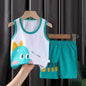 Children's Cotton Vest Set with Shorts for Summer