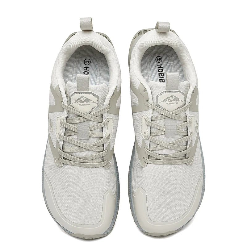 HOBIBEAR Hiking Sneakers Lace-Up Artificial Leather Shoes