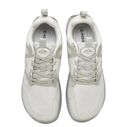 HOBIBEAR Hiking Sneakers Lace-Up Artificial Leather Shoes
