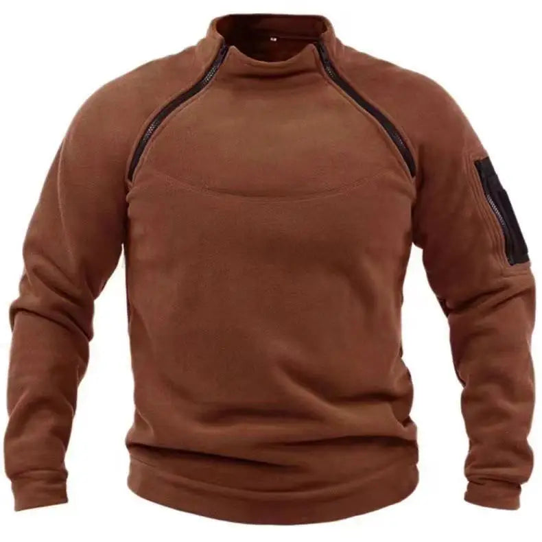 Men's Tactical Polar Fleece Cargo Jacket