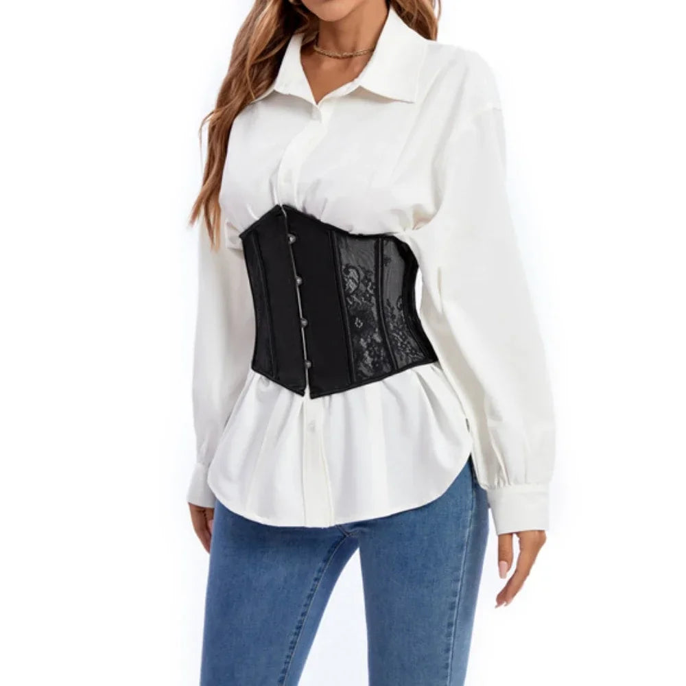 Gothic Bustier Waist Trainer Shapewear for Women