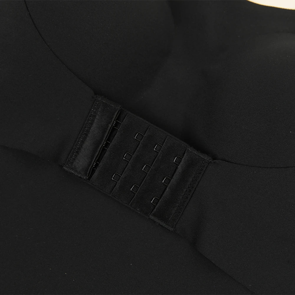 Strapless Bodysuit Tummy Control Shapewear Black S-4XL