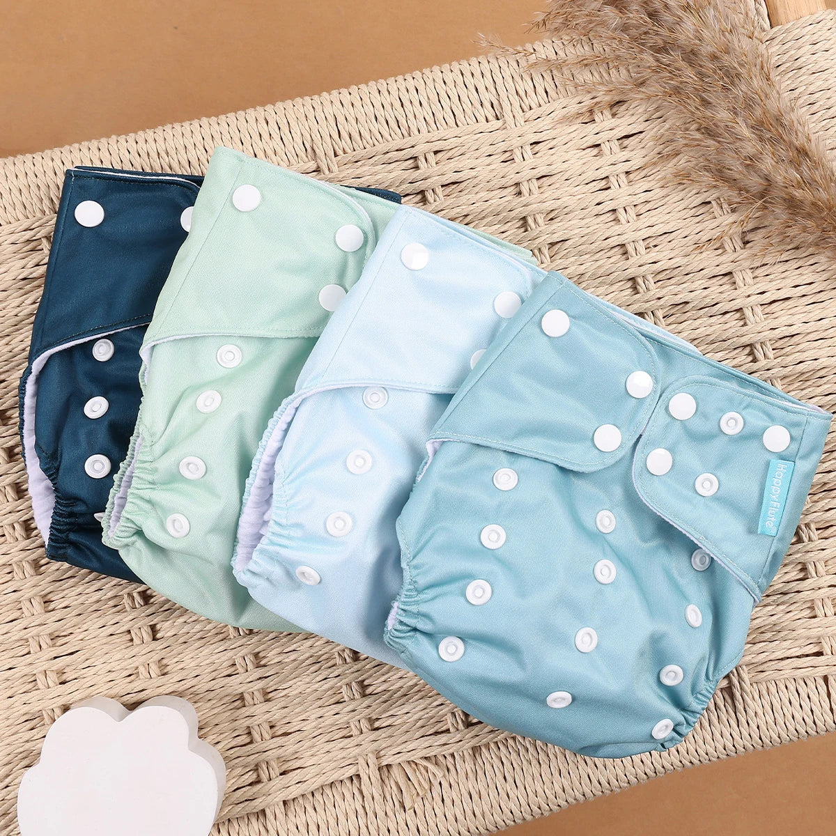 Happyflute Eco-Friendly Cloth Diaper Set for Babies
