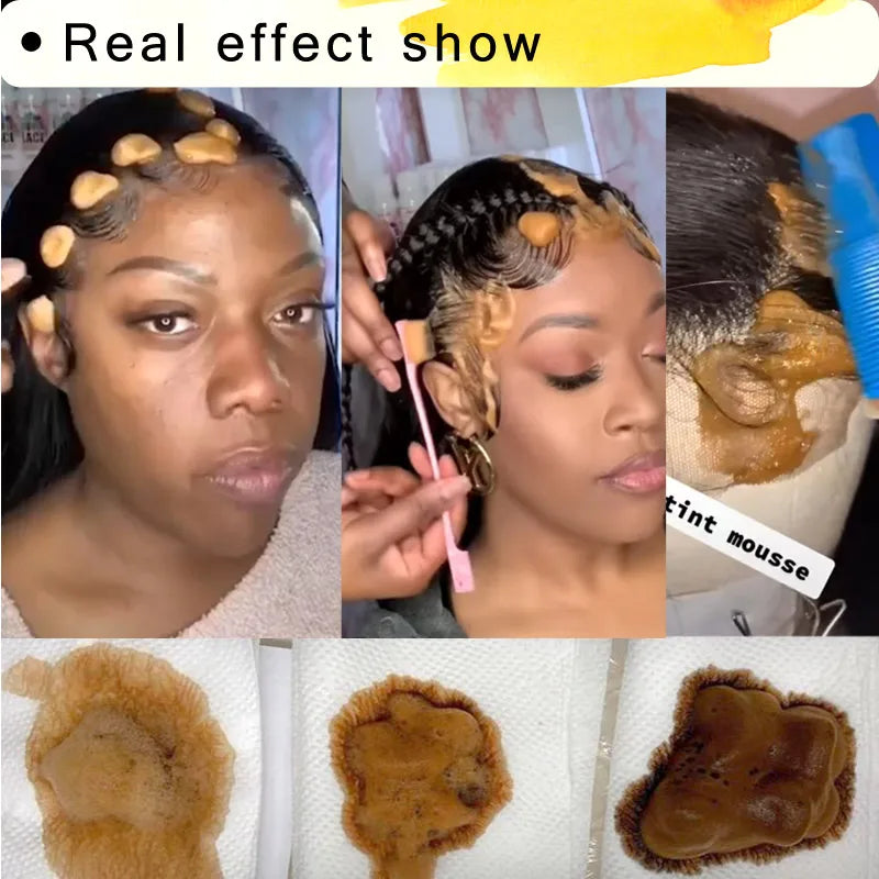 12Pcs Wig Installation Kit with Hair Mousse and Glue