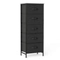 JHK 48 Inch Modern Dresser with 5 Fabric Drawers