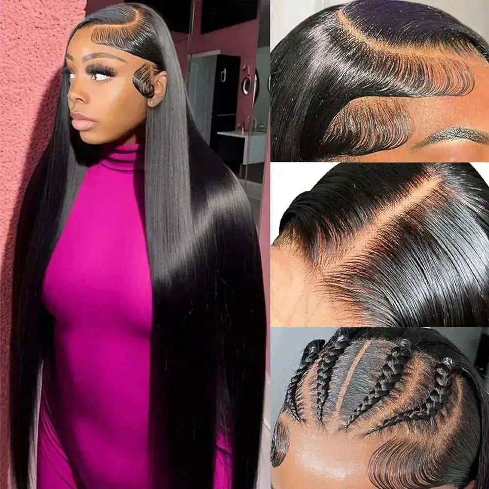 HD Lace Frontal Human Hair Wig Straight 360