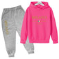 Kids Pullover Hoodie and Pants Tracksuit Set