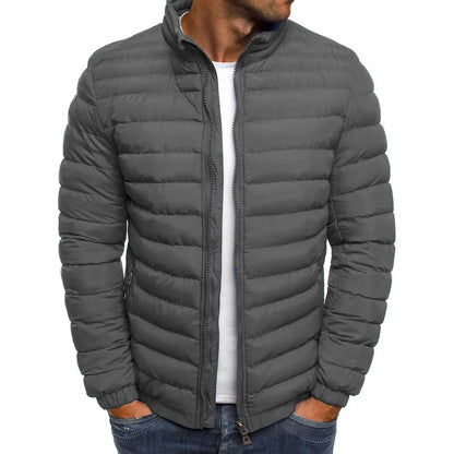 Men's Warm Casual Stand Collar Down Jacket