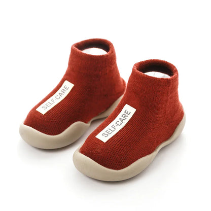 Baby Toddler First Walkers Soft Rubber Shoes