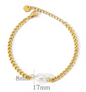 Gold Stainless Steel Bohemian Personalized Anklet
