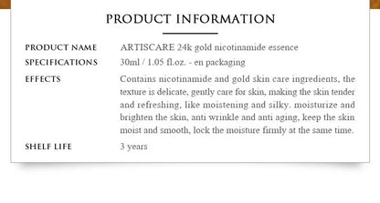 ARTISCARE 24K Gold Serum Set for Eye and Face Care