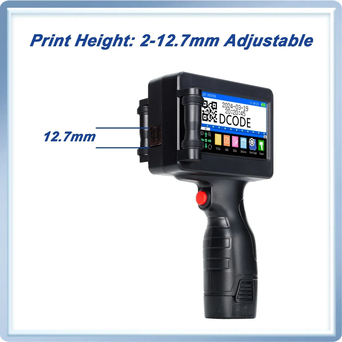 DCODE 1755PLUS Handheld Inkjet Printer