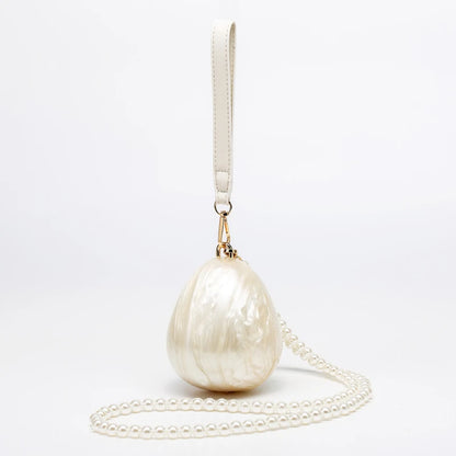 Mini Pearl Beaded Crossbody Handbag for Women