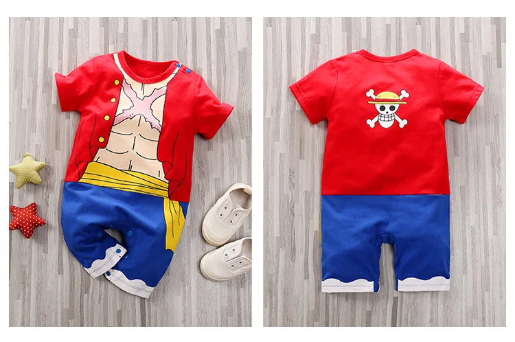 Cotton Anime Role Play Baby Jumpsuit for Summer