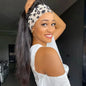 18 Inch Straight Headband Wig Brazilian Virgin Hair