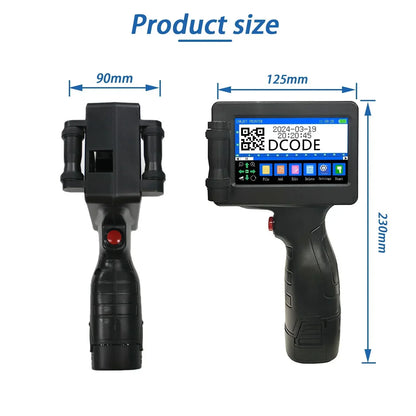 DCODE 1755PLUS Handheld Inkjet Printer