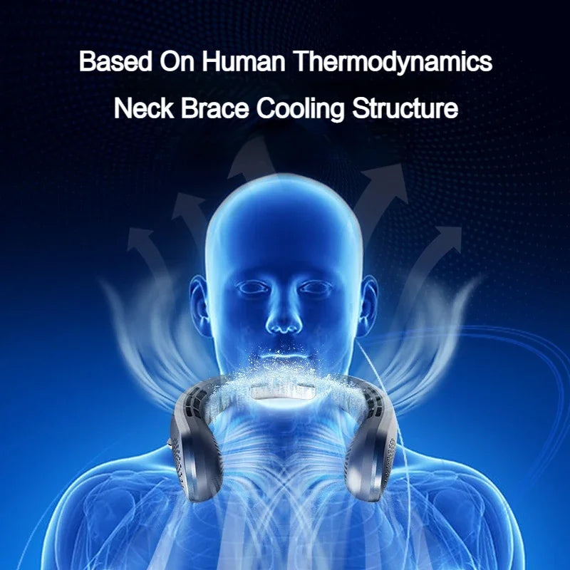 5-Speed Lightweight Wearable Neck Fan