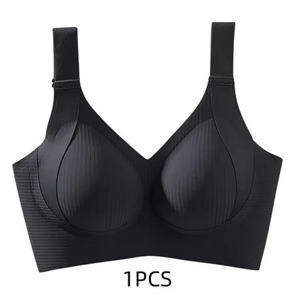 Women's Seamless Wire-Free Bra, Thin Style, Large Size