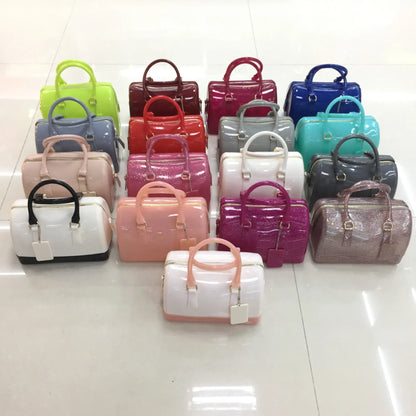 Jelly Bag Crossbody Pillow Bag in Macaron Colors