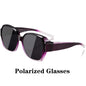 Round Polarized Sunglasses for Prescription Glasses
