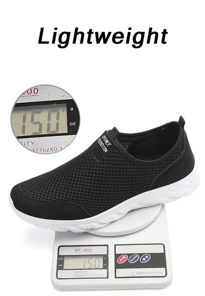 Lightweight Breathable Slip-On Men Casual Shoes Size 39-47