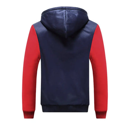 Men's Camouflage Winter Jacket Fleece Long Sleeve Coat