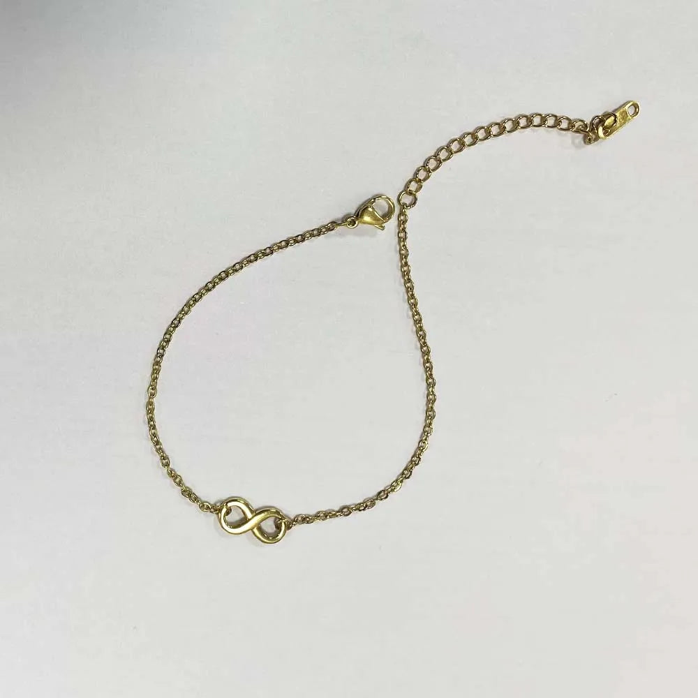 Gold Stainless Steel Bohemian Personalized Anklet