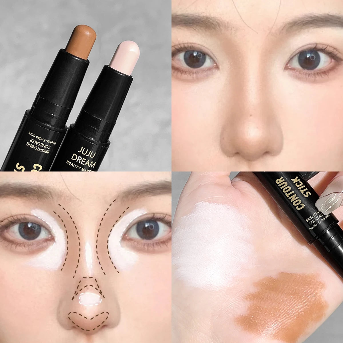 Dual-ended Contour Stick and Concealer