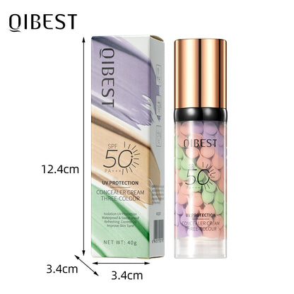 Qibest Three-Color Cream Concealer