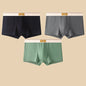 Men's Cotton Boxer Shorts 3Pcs Solid Color Set