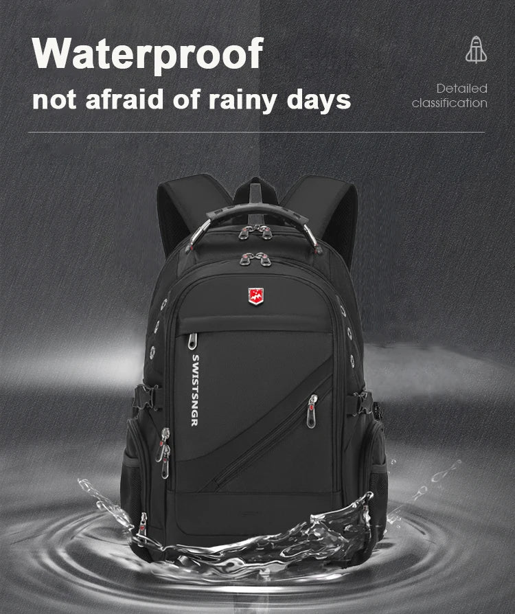 Waterproof Oxford Laptop Backpack for Travel and School