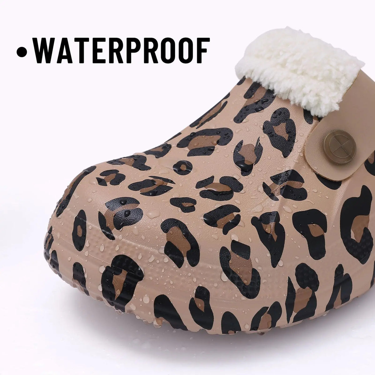 Litfun Winter Plush Furry Clogs Slippers for Women