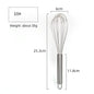 Stainless Steel Egg Stirring Balloon Whisk 6-12 Inch