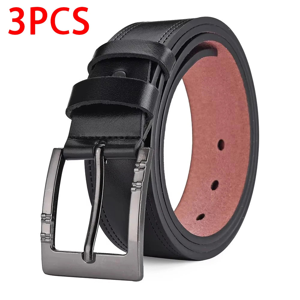 Men's Casual PU Leather Pin Buckle Belt Plus Size