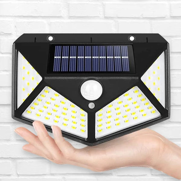 100 LED Solar Security Lamp Waterproof Motion Sensor