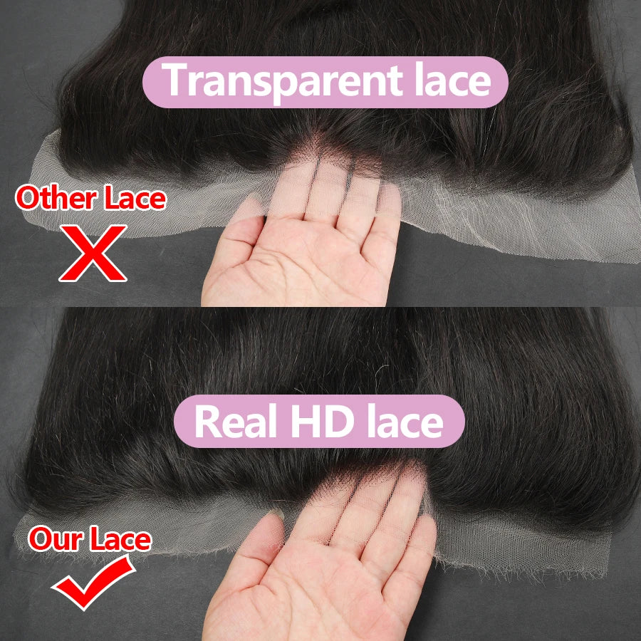 Eva 5x5 HD Lace Closure Straight Human Hair Closure