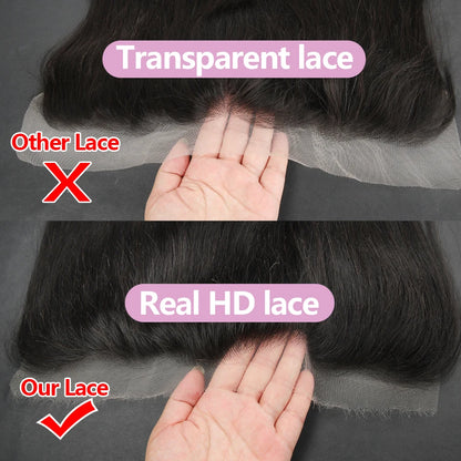Eva 5x5 HD Lace Closure Straight Human Hair Closure