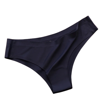 4PCS Seamless Brazilian Panties Cool Ice Silk Low Waist
