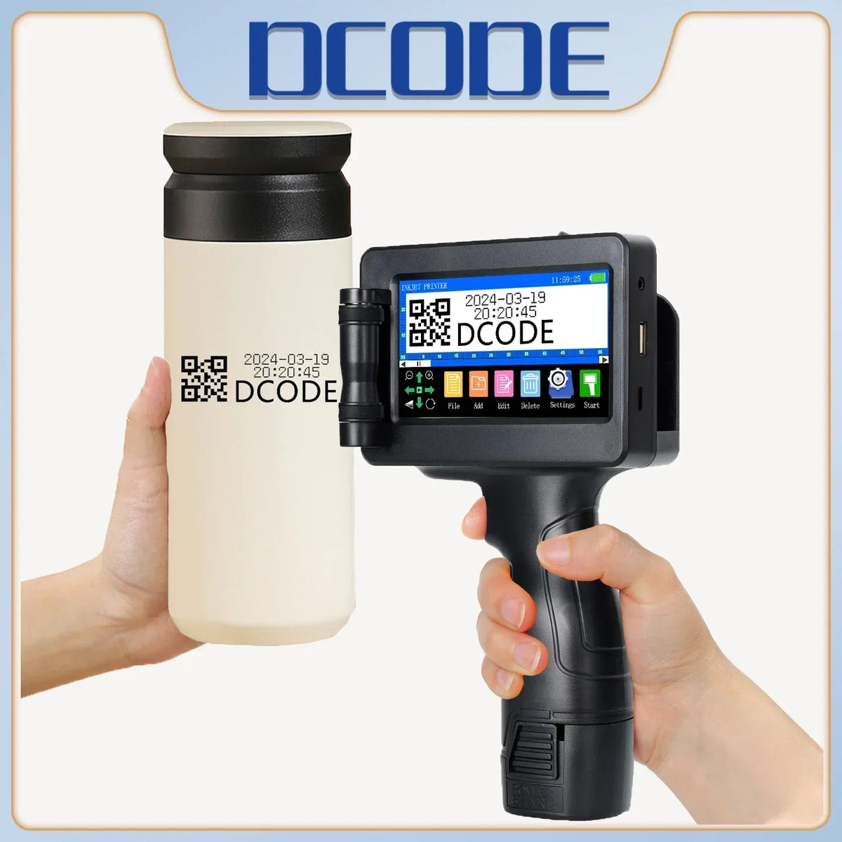 DCODE 1755PLUS Handheld Inkjet Printer
