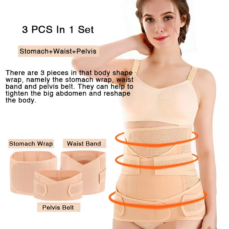 3in1 Postpartum Belly Band for Women