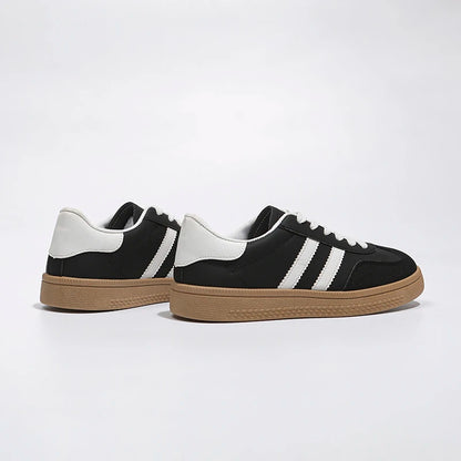 Women Lace-Up Casual Sneakers Breathable Tennis Shoes