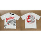 Mixed Emotion Cotton T-Shirt for Couples with Angel Print