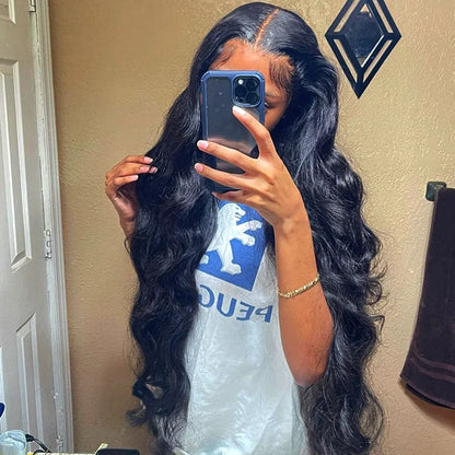 30 Inch Body Wave Lace Frontal Wig Brazilian Hair