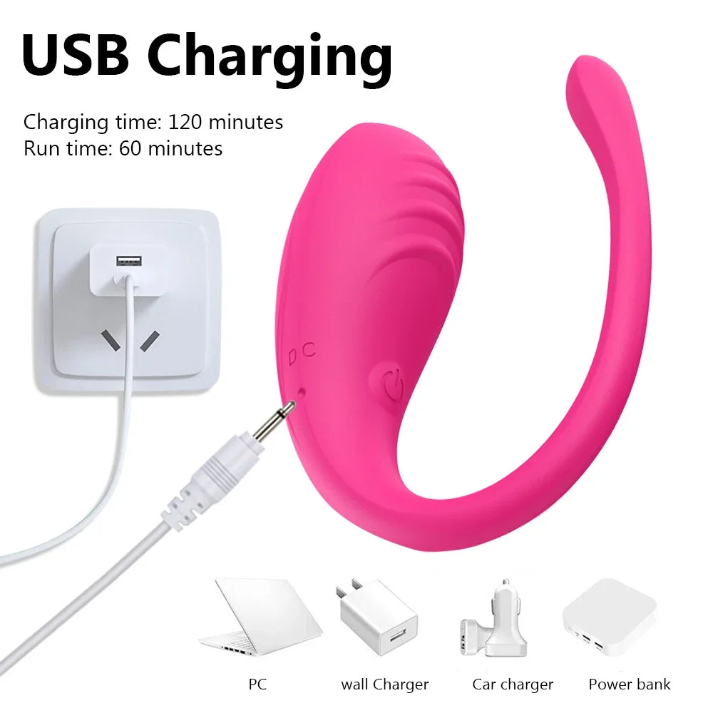 Wireless Remote Control Wearable Vibrator