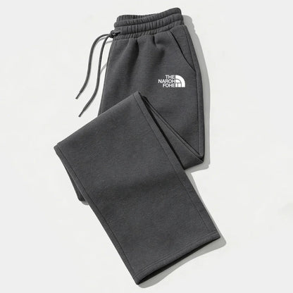 Womens Fleece Straight Leg Joggers Casual Pants