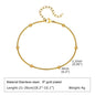 Gold Stainless Steel Bohemian Personalized Anklet