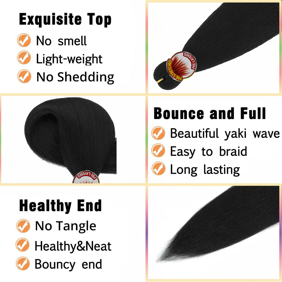 26 Inch Kanekalon Jumbo Box Crochet Hair Extensions