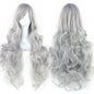 Soowee Curly Long Green Synthetic Hair Wig for Women