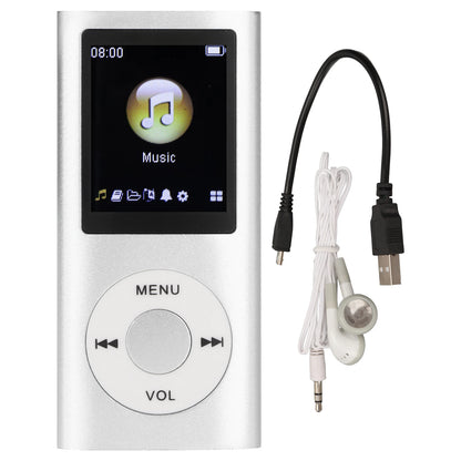 Aluminum Alloy Slim MP3 Player with 1.8 Inch LCD Screen