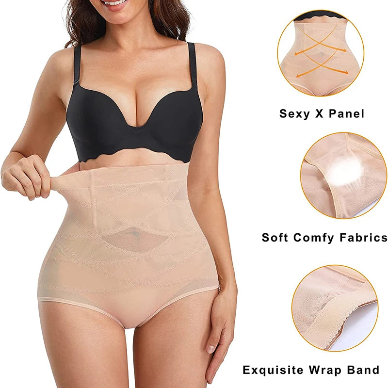 Women’s High Waist Tummy Control Shapewear Panties